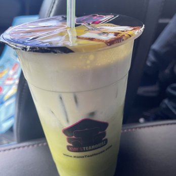 Kim's Tea House - Sea foam green tea - Bubble Tea Near Me - Houston, Texas Kim's Tea House - Sea foam green tea - Bubble Tea Near Me - Houston, Texas