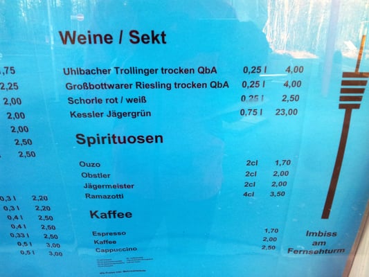 Menu photo 1 Imbiss Dinkelacker Stuttgart, BW Menu photo 1 Imbiss Dinkelacker Stuttgart, BW