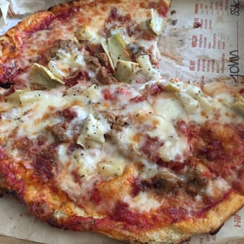 Blaze Pizza - Cheese, bacon, sausage, artichokes, pineapple and cheese on top. - Salad Near Me - San Clemente, California