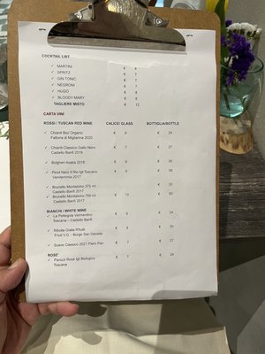 Menu photo 1 Olivia Florence, FI