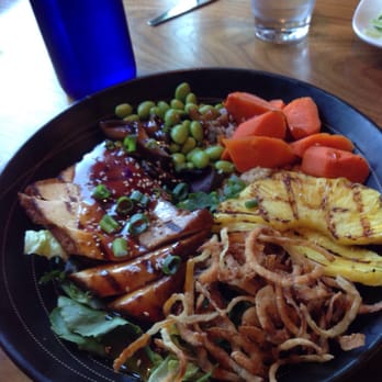 Pacific Catch - Hawaiian Style Teriyaki tofu bowl. - Seafood Near Me - Mountain View, California Pacific Catch - Hawaiian Style Teriyaki tofu bowl. - Seafood Near Me - Mountain View, California