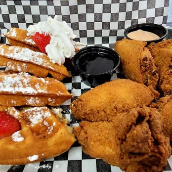 Southern Gourmet Kitchen - The waffles weren't that good and they were cold when they came out! The chicken was just mediocre. My husband was not impressed! - Southern Near Me - Plano, Texas