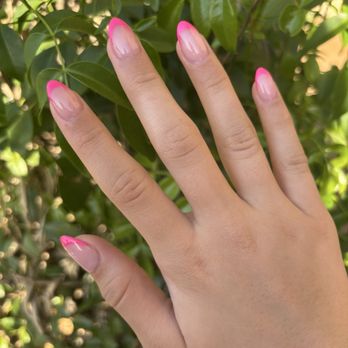 Nails Club - Pink French tips - Nail Salons Near Me - Garden Grove, California Nails Club - Pink French tips - Nail Salons Near Me - Garden Grove, California