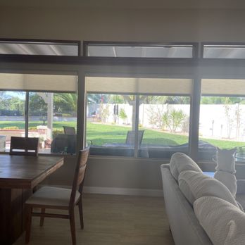 Vineyard Blind & Shutter - Shades open easily for full backyard view - Shades & Blinds Near Me Vineyard Blind & Shutter - Shades open easily for full backyard view - Shades & Blinds Near Me
