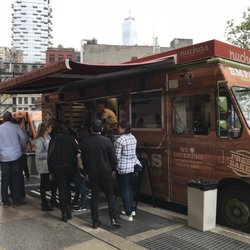 New York Food Truck Association - raining but showed up