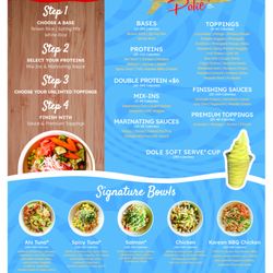 Island Fin Poke - Sacramento - How to build a bowl at Island Fin Poke