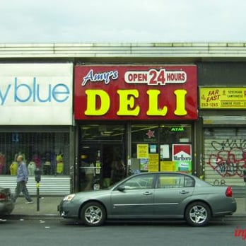 Amy's Deli - two cars parked in front of a deli - Delis Near Me - Flushing, New York