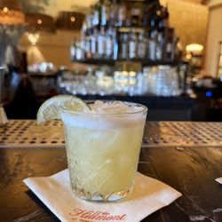 The Hillmont - Pineapple Margarita at the bar
