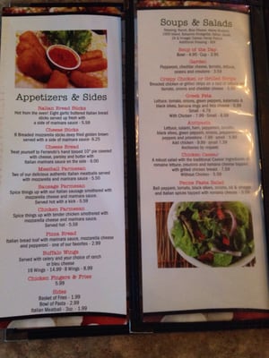 Menu photo 4 Ferrandos - Whiskey Aiken, SC