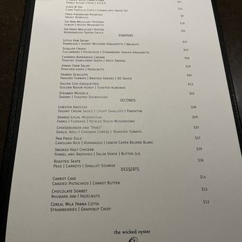 The Wicked Oyster - Seafood Near Me - Wellfleet, Massachusetts