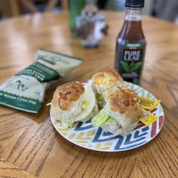 Defying Gravity Bakery - Lunch special Turkey sliders. Homemade!
