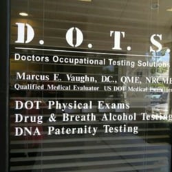 DOTS - Doctors Occupational Testing Solutions - DOTS - Doctors Occupational Testing Solutions