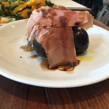 Coltivare - Figs with bleu cheese and prosciutto - Italian Near Me - Houston, Texas Coltivare - Figs with bleu cheese and prosciutto - Italian Near Me - Houston, Texas
