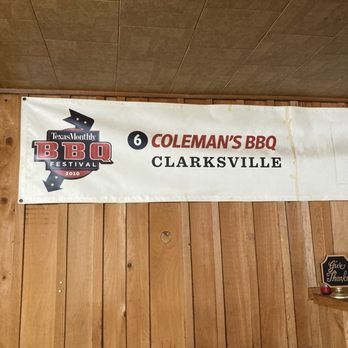 Coleman BBQ - Texas Monthly recognized them - Barbeque Near Me - Clarksville, Texas