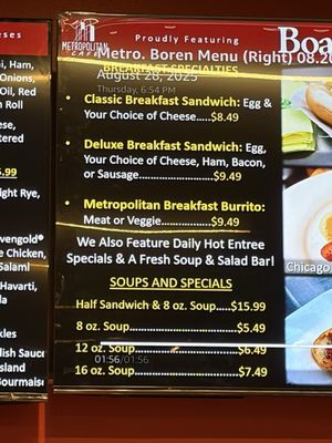 Menu photo 3 Metropolitan Cafe Seattle, WA