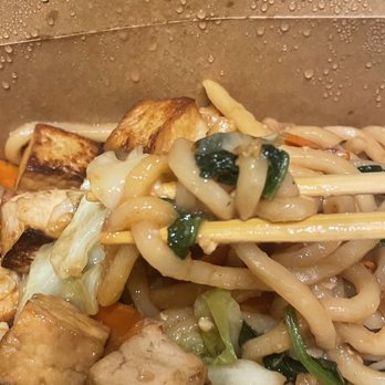 Whealthy - Tofu with udon noodles. Japanese miso sauce. - Asian Fusion Near Me - Santa Ana, California