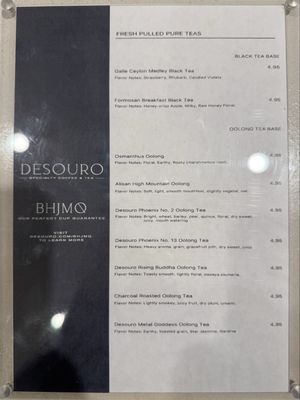 Menu photo 1 Desouro Irvine, CA