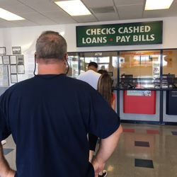 ACE Cash Express - The svc is ok but long waits  ,Why does ace  only use 1 person to serve everyone ?