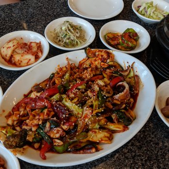 Stone Korean Restaurant - Spicy squid - Korean Near Me - Redmond, Washington