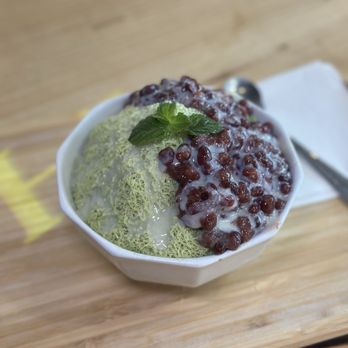 LT9 Tea Blends - Matcha Red Bean Snow Ice - Bubble Tea Near Me - Pasadena, California LT9 Tea Blends - Matcha Red Bean Snow Ice - Bubble Tea Near Me - Pasadena, California