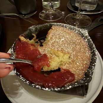 Echelon Wine Bar - Olive oil cake after a couple bites - Wine Bars Near Me - Leesburg, Virginia