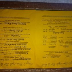 Pappys Bar And Grill - Menu