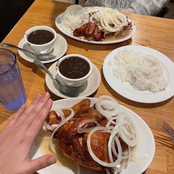 Versailles - #6 Famoso Pollo Versailles (Versailles Famous Garlic Chicken) and #1 Lechon Asado (Cuban Style Roasted Pork) - Cuban Near Me - Encino, California