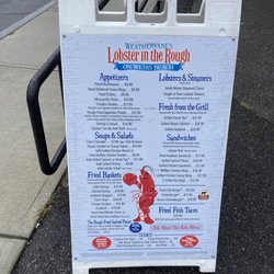Weathervane Seafood Restaurant - Menu (July 2023)