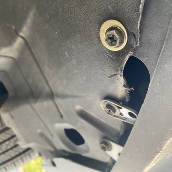 M & N Smog and Muffler - Repaired engine splash guard - Smog Check Stations Near Me - Riverside, California