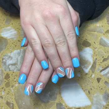 Golden Nails Salon - Acrylic Full Set: Causal blue (2022) (Done by: Tony) - Nail Salons Near Me - San Francisco, California Golden Nails Salon - Acrylic Full Set: Causal blue (2022) (Done by: Tony) - Nail Salons Near Me - San Francisco, California