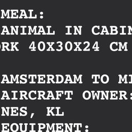Here are the measurements from airlines in the photo ^^ animal in cabin ^^This bag is 30x32x43 too BIG!! .. owner is lying Here are the measurements from airlines in the photo ^^ animal in cabin ^^This bag is 30x32x43 too BIG!! .. owner is lying