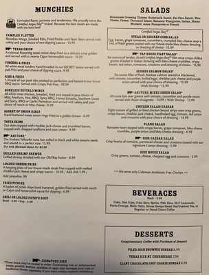 Menu photo 8 Texas Steak & Tap House Lexington, NC Menu photo 8 Texas Steak & Tap House Lexington, NC