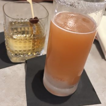 Clarity - Old fashioned and cocktail #6 (tequila drink) delicious - New American Near Me - Vienna, Virginia