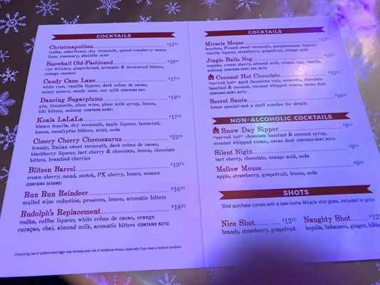 Menu photo 2 Miracle - Harbourfront Toronto, ON Menu photo 2 Miracle - Harbourfront Toronto, ON