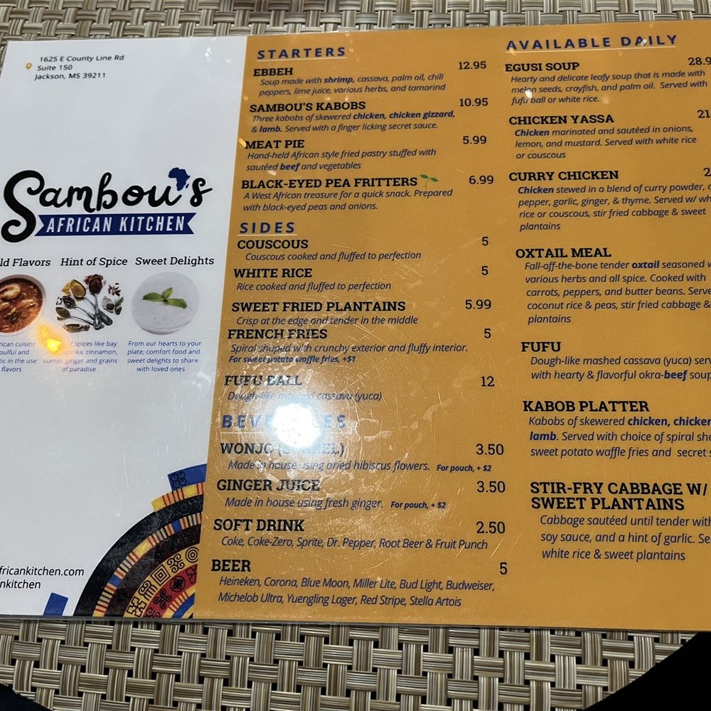 Menu Menu