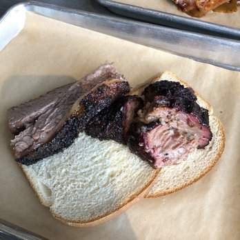 Smok Barbecue - Quarter of Burnt ends and quarter of brisket - Barbeque Near Me - Denver, Colorado
