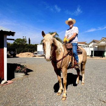 Tesoro Farms - Wyatt and I enjoying to barn area - Horse Boarding Near Me - Norco, California Tesoro Farms - Wyatt and I enjoying to barn area - Horse Boarding Near Me - Norco, California