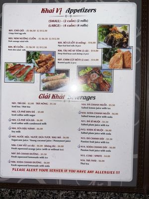 Menu photo 8 Com Tam Dao Vien Westminster, CA