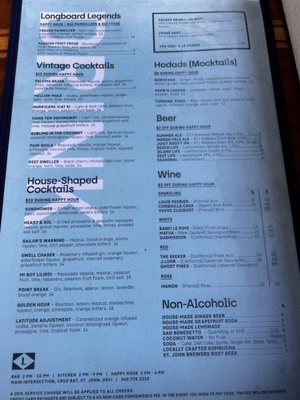 Menu photo 7 The Longboard Cruz Bay, VI Menu photo 7 The Longboard Cruz Bay, VI