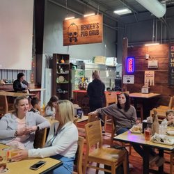 Alexandria Brewing Company - A view of the taproom towards Bender's.
