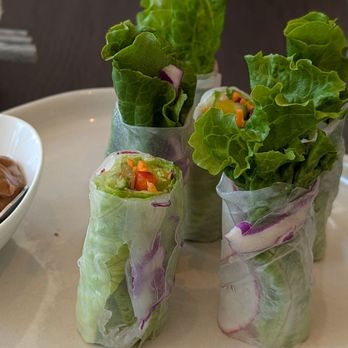 Rin-Tei - Vegetable roll with peanut sauce - Asian Fusion Near Me - San Mateo, California Rin-Tei - Vegetable roll with peanut sauce - Asian Fusion Near Me - San Mateo, California