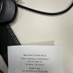 Receipt to show that I am a customer Receipt to show that I am a customer