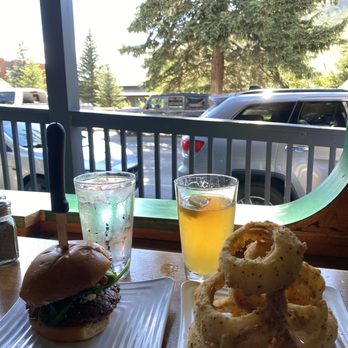 Liberty Burger - Jackie O Burger and onion rings - Burgers Near Me - Jackson, Wyoming Liberty Burger - Jackie O Burger and onion rings - Burgers Near Me - Jackson, Wyoming