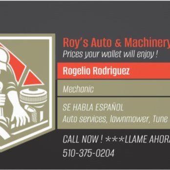 1. Roy’s Auto & Machinery Services