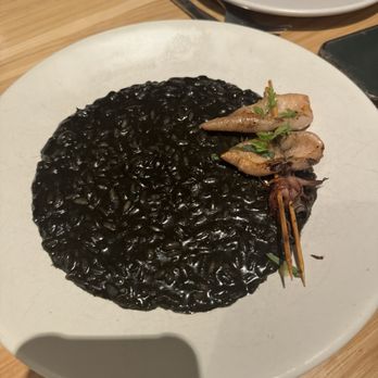 Rose Mary - Squid ink risotto - Italian Near Me - Chicago, Illinois Rose Mary - Squid ink risotto - Italian Near Me - Chicago, Illinois