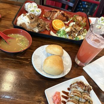 Cherryblossom Noodle Cafe - Lunch Bento Special with Miso Soup - Sushi Bars Near Me - Phoenix, Arizona Cherryblossom Noodle Cafe - Lunch Bento Special with Miso Soup - Sushi Bars Near Me - Phoenix, Arizona