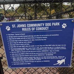 St. John's Community Dog Park - Dog Park rules
