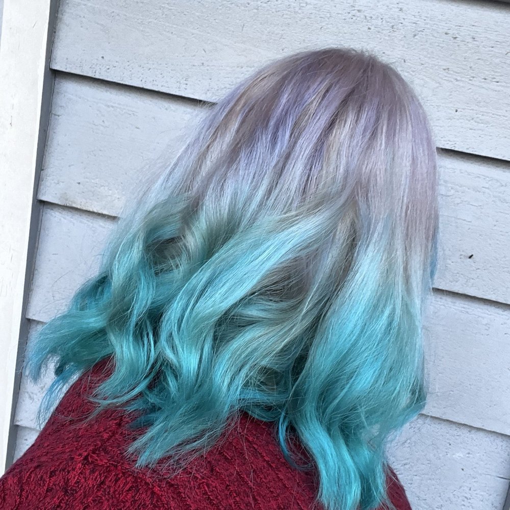 Sam's Style Studio - A lighter touch on an oil spill type of color - Hair Salons Near Me - Bentonville, Arkansas Sam's Style Studio - A lighter touch on an oil spill type of color - Hair Salons Near Me - Bentonville, Arkansas