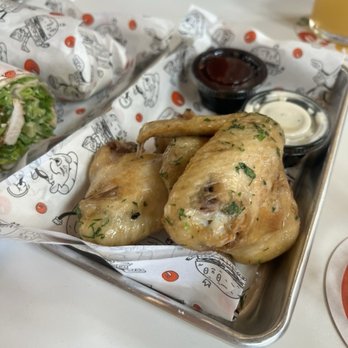 Everywhere - crispy whole wings with your choice of dipping sauce = 3 for $15 - American Near Me - Los Angeles, California