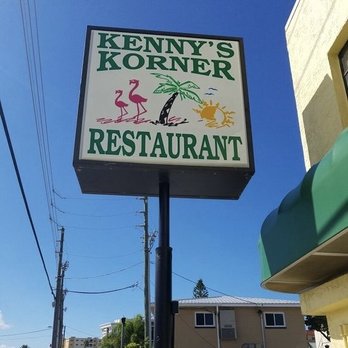 Kenny's Korner Restaurant - Street sign - American Near Me - Redington Shores, Florida Kenny's Korner Restaurant - Street sign - American Near Me - Redington Shores, Florida